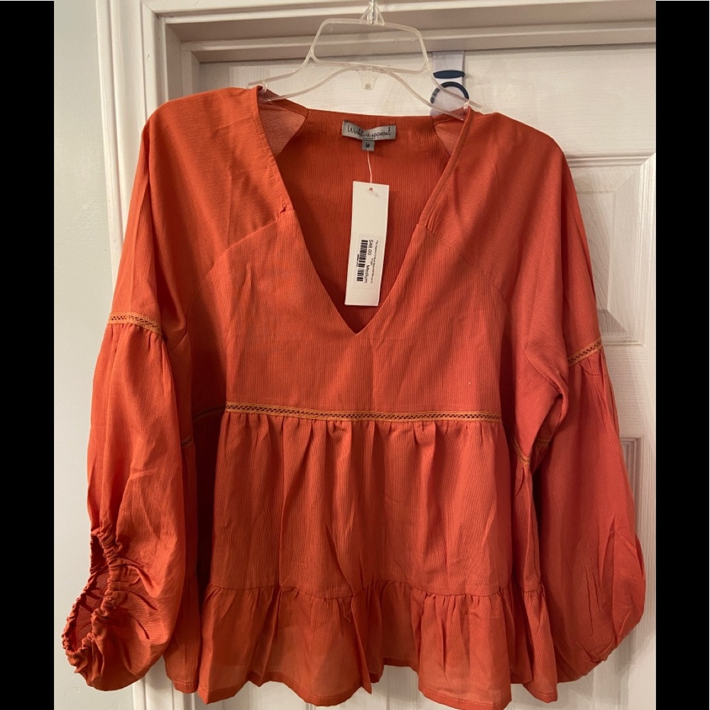 Piper & Scoot Babydoll Blouse.